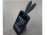 iphone4 �V���R���P�[�X�yiPhone4 �J�o�[�z/rabito�i���r�b�g�j �O���[ iPhone4�����킢���������ɑ�ϐg�I�ӂ��ӂ��K�������͓I��