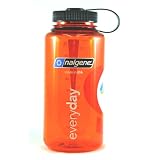 BPAFreeBottle (TM) NALGENE Tritan Wide Mouth 32oz BPA-Free Water Bottle - Orange w/ Black Cap