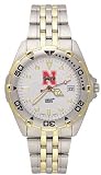 Nebraska Cornhuskers N with Huskers All Star Watch with Stainless Steel Band - Men's