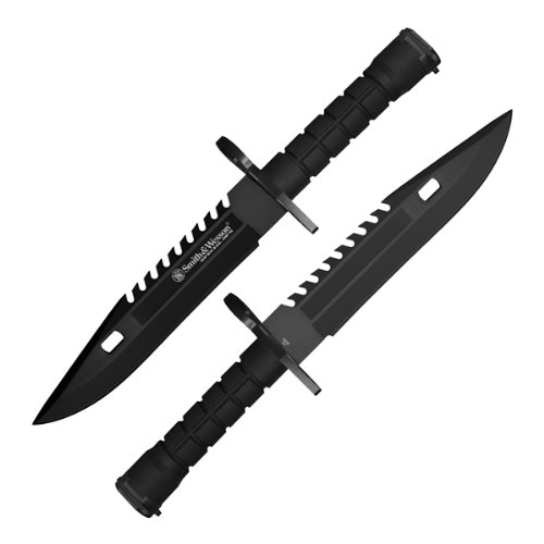 Smith & Wesson SW3B Special Ops M-9 Bayonet Special Force Knife, Black
