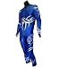 The SRD Blue Ice continues SRD's tradition of cutting-edge style and fabrication. This is a Downhill suit and is not padded and features our unique deep-printing process for deeper and brighter colors and less pilling. Made with the exclusive FIS approved Swiss Eschler fabric. This suit will prove to be toxic to all your competition and will be worn by the SRD Race Team in 2010-2011. Approved by Angus and the boys from AC/DC (Not really, but if they raced?) Check out the junior version under our junior race suits!