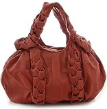 Oversized Braid Strap Hobo by Melie Bianco Purses - Purple or Brick Orange