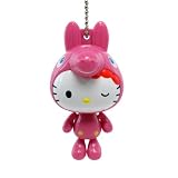 Hello Kitty 1 Mini Rody Hanging Mascot Key Ring - Pink