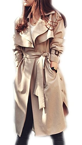 （Route de soleil）スプリングコート ビッグカラー トレンチコート 春コート 大きいサイズ ロングコート