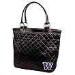 University of Washington Quilted Tote, Black