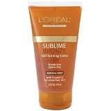 L'Oreal Dermo-Expertise Sublime Bronze Self-Tanning Gelee, Medium-Natural , 5 fl oz (150 ml)