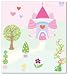 FunToSee Princess Children's Wall Decals, Cupcake Castle Scene