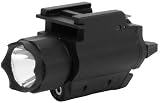 Tactical Red Laser Sight and 3W 120 Lumens Led Flashlight with Weaver Quick Release