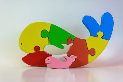 Whale - Vertical Toy Puzzle