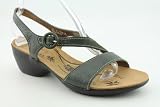 Hush Puppies Women's Alight Sandal,Green Leather,8 M US