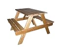 Kid's Indoor/ Outdoor Picnic Table with Bench Set