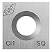 Authentic Easy Wood Tools Ci1-SQ Square Carbide Replacement Cutter for Full and Pro Size Roughers Lathe Woodturning Tools Ci1-SQ