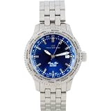 Oceanaut Mens Seven Seas World Timer Steel Watch - Blue by Oceanaut