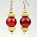 Murano Glass Earrings Jewelry - Helen Red