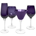 Braid Stemware Collection - Plum