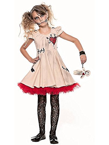 Big Girls' Voodoo Doll Costume Medium (10)