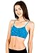 4 Pack Kalon Nylon Spandex Removable Pads Comfort Bras (One Size S/M, Tri-blend Black/Yellow/Blue/Coral)