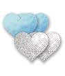 Bristols 6 Bride's Something Blue Hearts Nipple Pasties 2-Pack Accessory