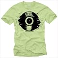 Musik T-Shirt mit Schallplatte VINYL Dj mint Gr��e S-XXL