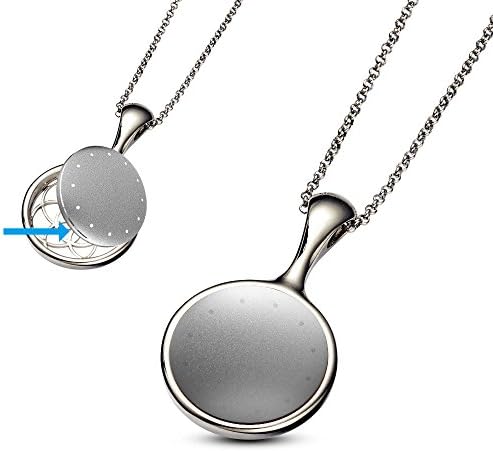 Eallc Bloom Stainless Steel Pendant Fitness Sleep Monitor for Misfit Shine Smart Pedometer waterproof sports Android IOS,Nice Gift for All Female You Cherish and Love