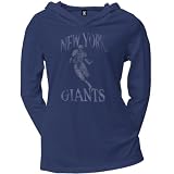 New York Giants - Throwback Ladies Hooded Long Sleeve