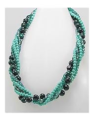 Turquoise Necklace In Sterling Silver