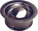 Waste King 3154 3-Bolt Mount Sink Flange and Stopper, Satin Nickel