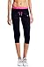 Balanced Tech Women's Loose Fit French Terry Capri Pant - Black - Large