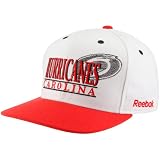 Reebok Carolina Hurricanes White-Red Fourth Phase Snapback Adjustable Hat