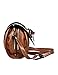 JOLLYCHIC Women's Vintage Small Crossbody Bag Coin Purse (Brown)