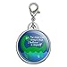 Loch Ness Monster The Important Thing is That I Believe in Myself Chrome Plated Metal Pet Dog Cat ID Tag - Small