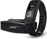 Garmin vívofit 2 Fitnessarmband mit Tageszielen, Inaktivitätsbalken, Schlafanalyse inklusive Herzfrequenz-Brustgurt