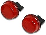 Red License Plate Reflectors