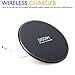 Intelligent Wireless Charger, DISDIM Ultra-Thin Qi Wireless Charging Pad for Samsung S7 / S7 Edge, Galaxy Note 5, Galaxy S6/S6 Edge/Edge+,Nexus 7 / 6 / 5 and All Qi-Enabled Devices (Black)