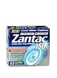 Zantac 150 Maximum Strength Ranitdine Tablets, Cool Mint, 65 Tablets