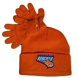 NBA KNIT HAT BEANIE TOQUE GLOVES TWO SET CHARLOTTE BOBCATS TODDLER YOUTH ORANGE