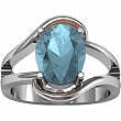 14K White Gold Aquamarine Ring