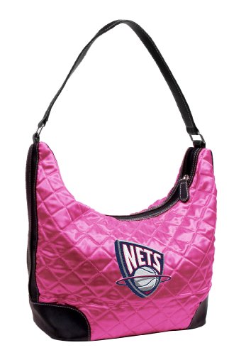 NBA New Jersey Nets Pink Quilted Hobo