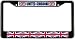 Uk United Kingdom Union Jack Flag Black License Plate Frame Metal Holder