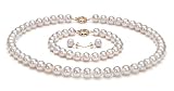 White 7-8mm AAA Freshwater Pearl Set