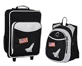 O3 Kids Luggage and Backpack Set with Integrated Cooler - Space