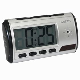 Channelgoods 4GB Spy Camera - Digital Alarm Clock in Retail Packaging