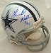 Herschel Walker Autographed/Hand Signed Dallas Cowboys Mini Helmet