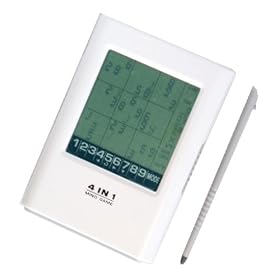 Electronic Touch Screen Sudoku + Brain Games 4-in-1