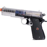 Colt Delta Elite Spring Powered Airsoft Pistol, Clear