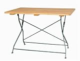 H.G. 391025 Klapptisch Rh&ouml;n 110x70cm gr&uuml;n/natur