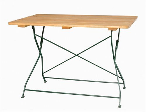 H.G. 391025 Klapptisch Rh&ouml;n 110x70cm gr&uuml;n/natur Preisvergleich
