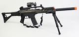 1:1 Full Scale Spring Powered Airsoft Sniper Rifle FPS-240 with Bipod, Flashlight, Flashing Lights, Cock Sight, Laser Aiming Sight, Silencer Airsoft Gun Airsoft Rifle G36 Style