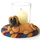 Afghan Hound Cozy Up Votive