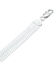 10MM Thick - Herringbone Chain Necklace/Bracelet - Genuine .925 Solid Sterling Silver